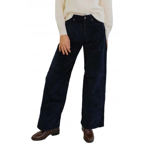 Pantalone in velluto palazzo Only